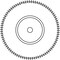 Prime-Line Saw Blade Tooth for Aluminum, 10 in. x 250 Teeth (Single Pack) P 7930 - alternate 1